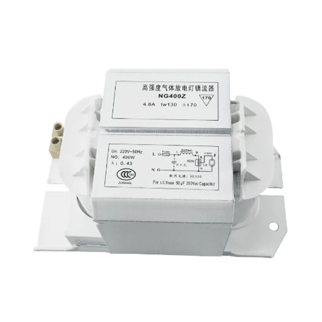 
 Высококачественная натриевая лампа высокого давления 400 Вт (hps) балласт 50 Гц высокоинтенсивная Газоразрядная лампа (hid) балласт  