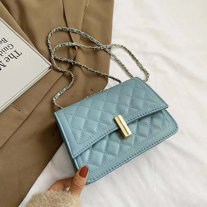 New Luxury Designer Handbags Women's Fashion Small Square Crossbody Bag ...
