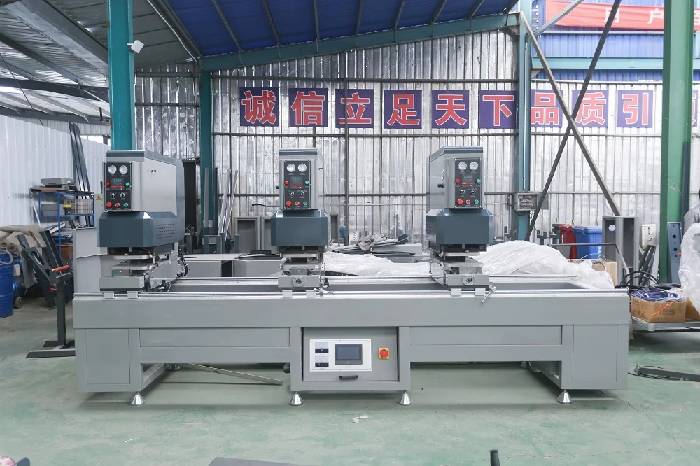 150mm Size PVC Profile Two Heads Seamless Welding Machine for Upvc Window and Door Making