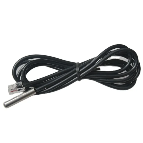 1 Wire  RJ11 4P4C DS18B20 Waterproof Temperature Sensor