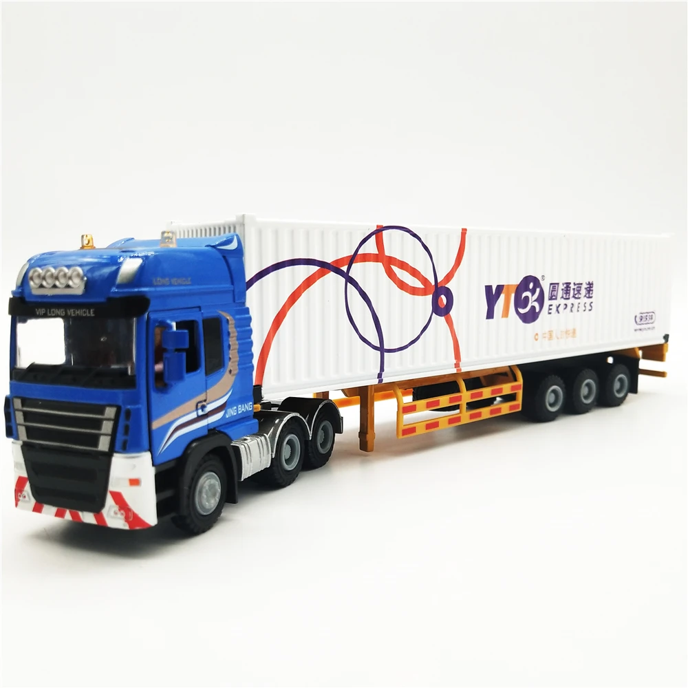 28cm Coyote Logistics Truck model 1:50 Container truck model O.A.S ship model