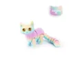 Lindo gato de 12 cm (arcoíris no.2)