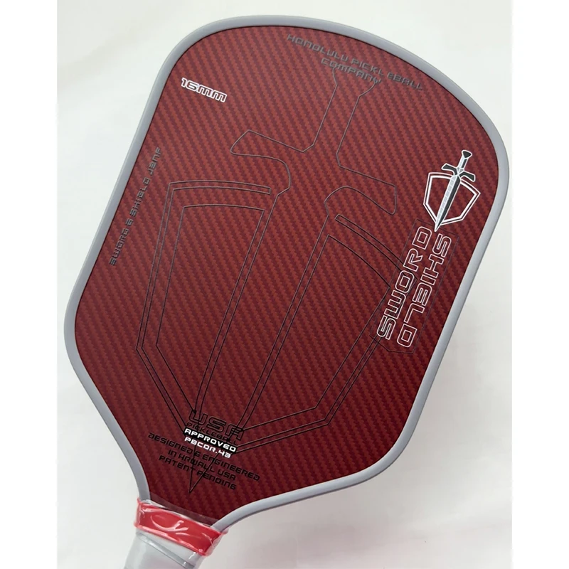 Wholesale Custom J2NFK Pickleball Paddles - Thermoformed 16MM Red