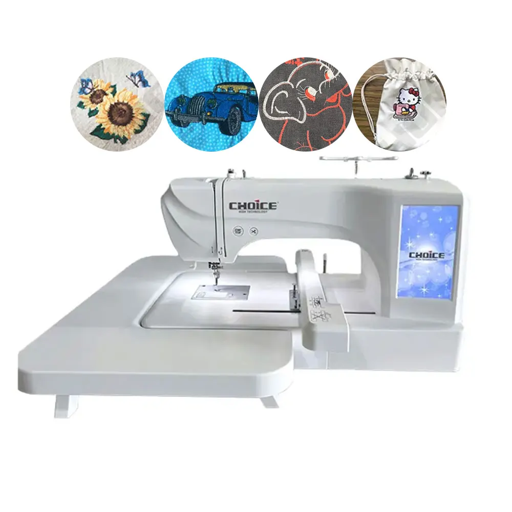ES6 Computerized LCD Screen Automatic Domestic Embroidery Sewing Machine