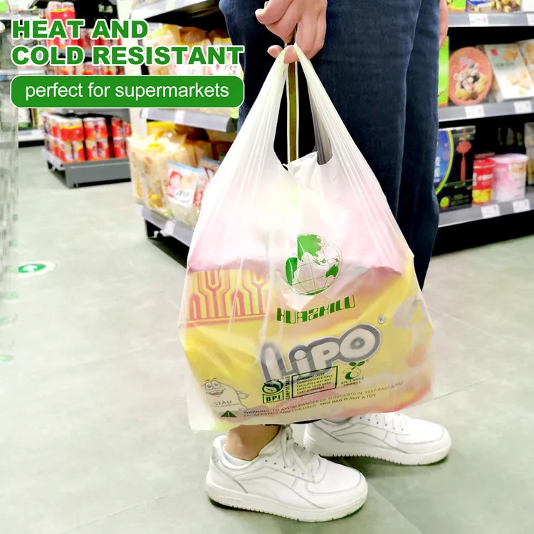 Recyclable Compostable Cassava Starch Plastic Bags