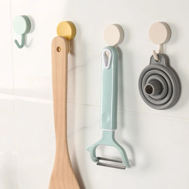 Kitchen Bathroom 513 Series 33 Hooks 3m Adhesive Tape-Free Punching Magic Wall Mounted Hook manufacture