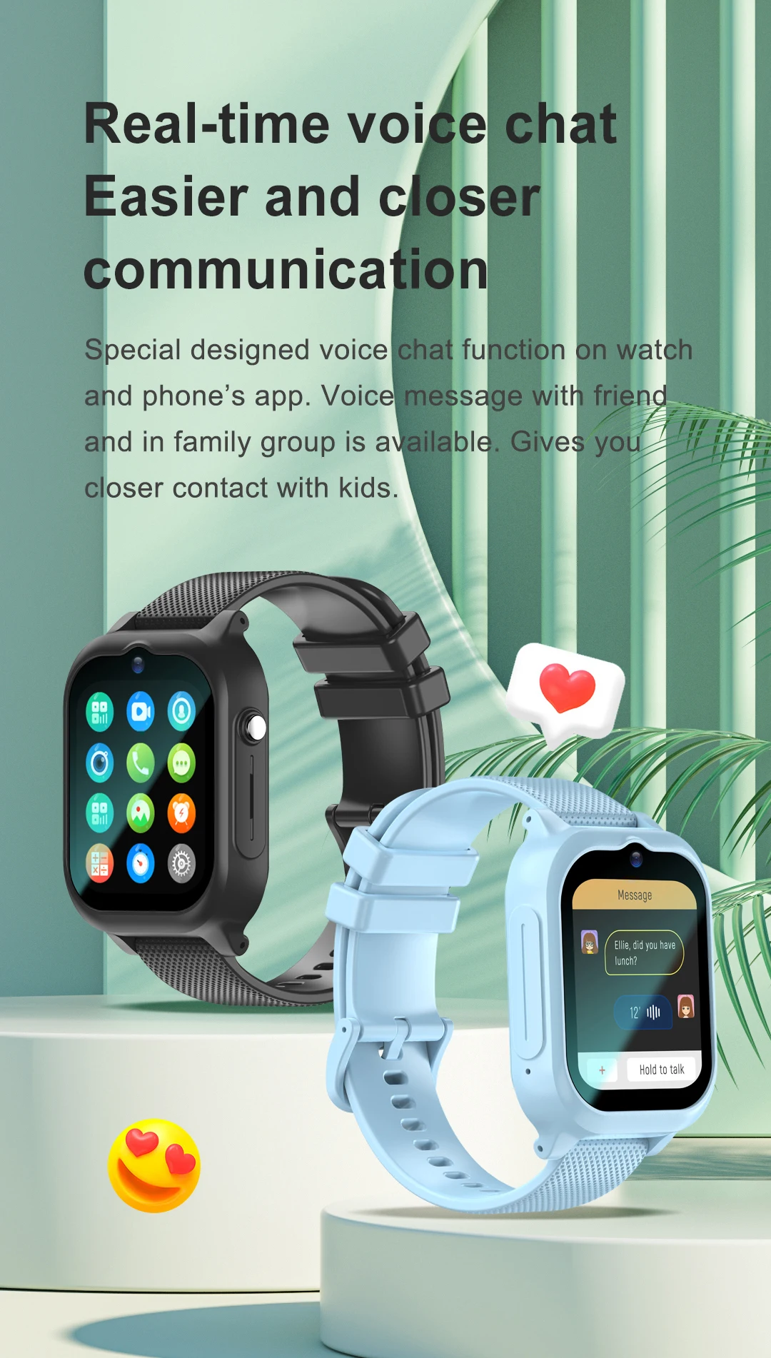 4G Kids Smart Watch with GPS and Video Call SOS Kid Watch