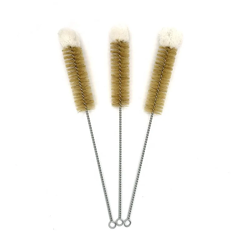 Laboratory Glassware Cotton Wire Hog Bristle Tube Pipe Cleaning Brush ...