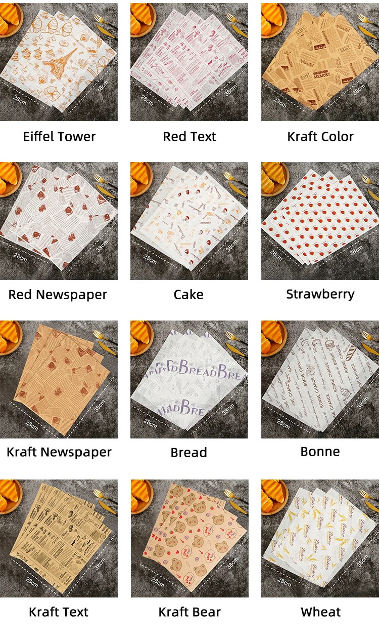 Custom Parchment Paper - Food Greaseproof & Bio-degradable