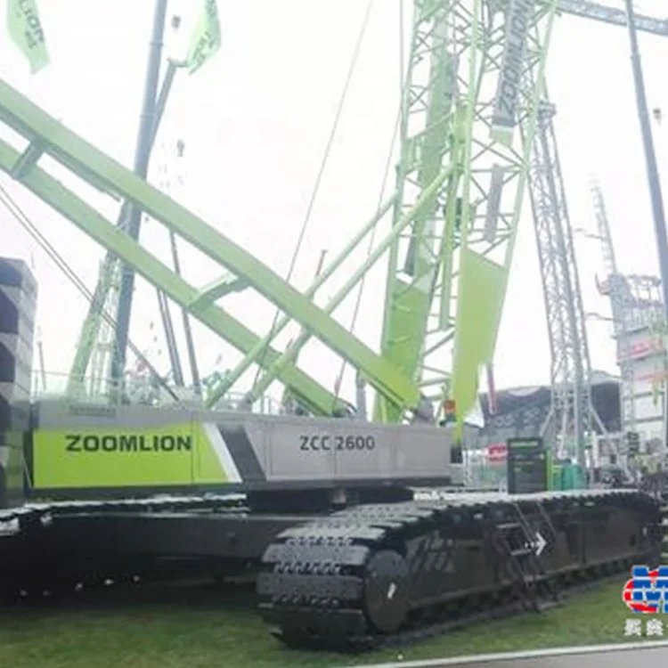 Zoomlion 260T Crawler Crane ZCC2600-2 - Enhanced Productivity