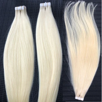 100% Human Remy Virgin Hair Vendors 22 28 30 Inch Seamless Tape Hair Extension Double Drawn Tape In Human Hair Extensions