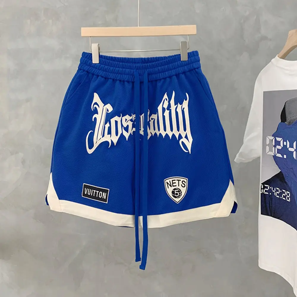 Spot Wholesale Poly Basketball Inch Shorts Embroidery logo Gym Nets  Shorts Custom Sublimation Mesh Shorts