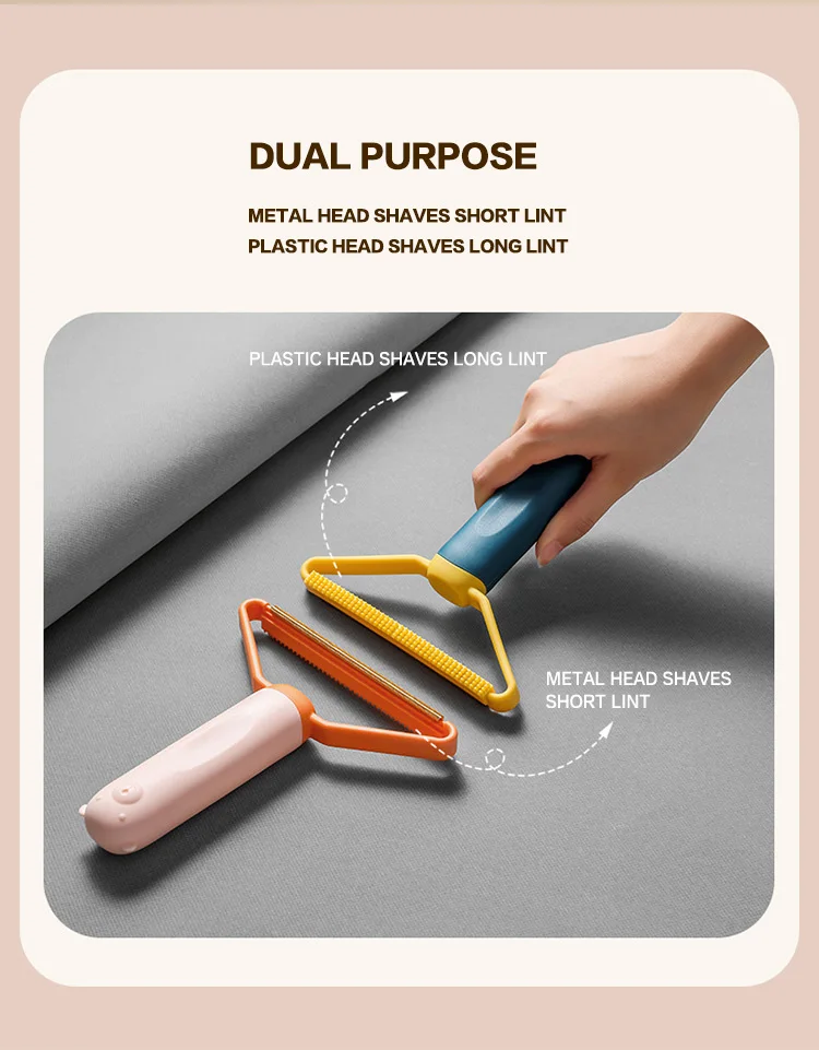 Portable Clothes Lint Remover Fuzz Cleaning Sticky Shaver Couch Fabric