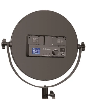 NiceFoto SL-236ARC 35w Professional Video Led Light Panel Bi-color 3200-6500K for Photography detail image