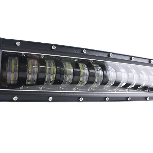 Single Row 4x4 Off-Road LED Light Bar 36W 96W for Truck ATV UTV for Harley Auto Lighting System