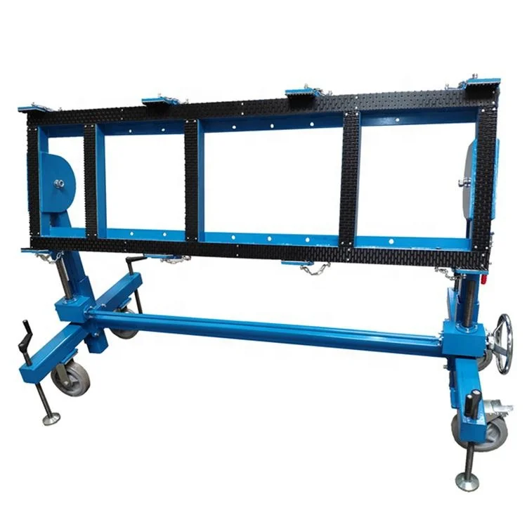 Flexible Tilt Fabrication Work Table For Marble Work Bench Table For Granite Cutting