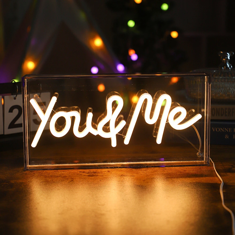 Neon Sign Light Box Night Club Lights Bar Game Room Wall Decoration