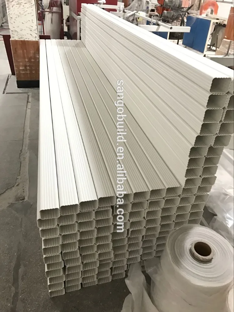Roof Rainwater PVC Gutters and Downspouts Manufacturer Sell for Heavy Rain Central America