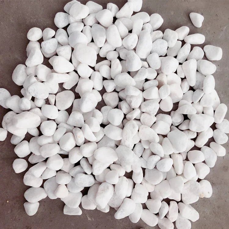 Top Quality Landscape White Pebble,Snow White Landscape Pebble Stone In ...