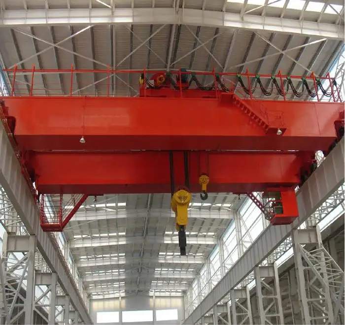 Hign quality 25ton workshop double beam hanger Overhead Bridge Crane with brake