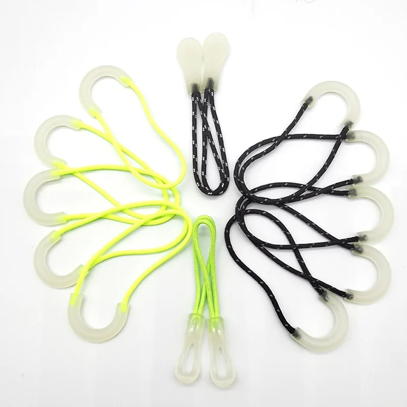 Custom Luminous Zipper Puller Clothes Backpack Glow in the Dark Zipper Pulls for Jackets