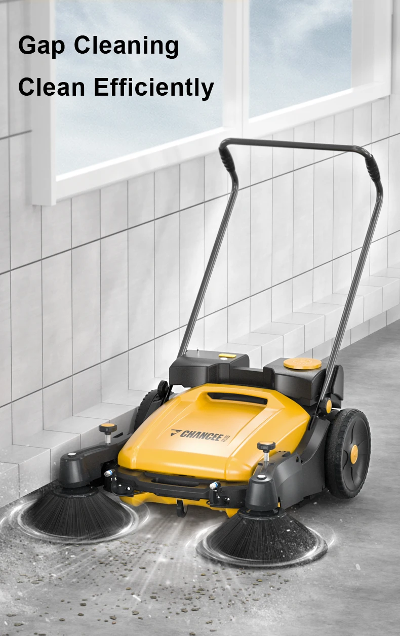 U90 Road Cleaning Machine Mini Manual Cordless Floor Sweeper Commercial