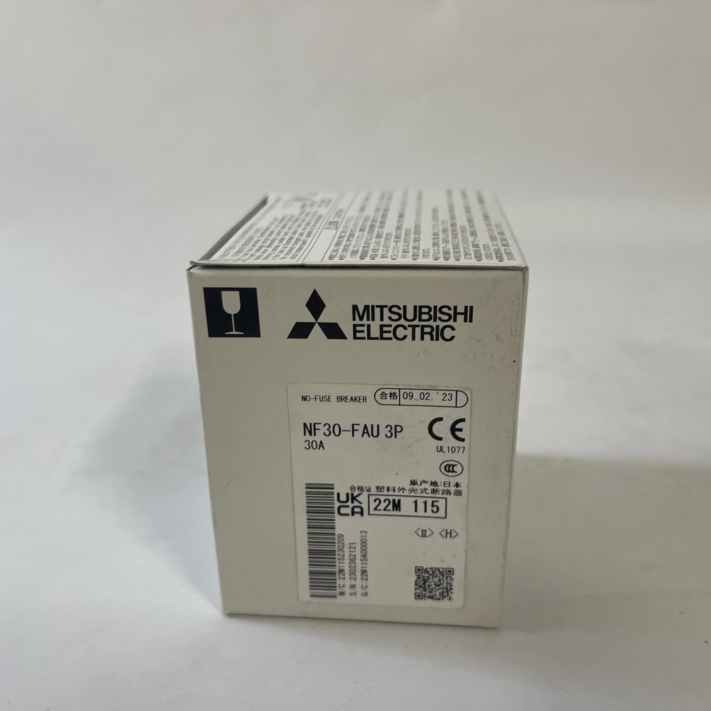 Mitsubishi No-Fuse Breaker NF30-FAU 3P