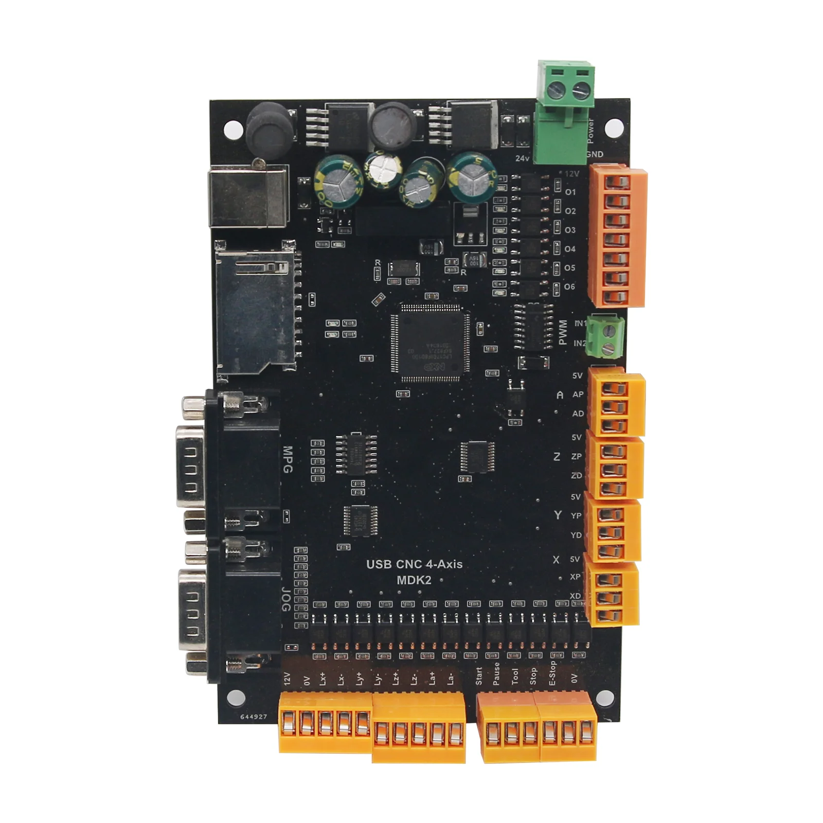 MDK2 USB CNC Breakout Board - 4-Axis Stepper Motor Controller