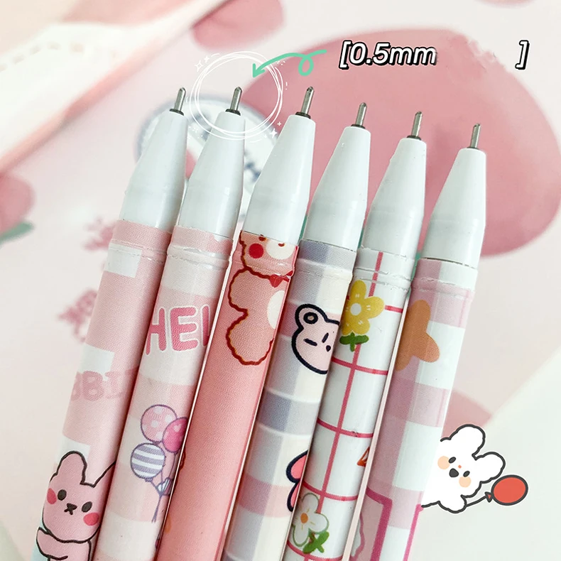 Cute Pens Kawaii Pens Fun Pens0.5mm Cat Paw Shiny Luminous Ballpoint Pens Stationery School Supplies Cute Stationary