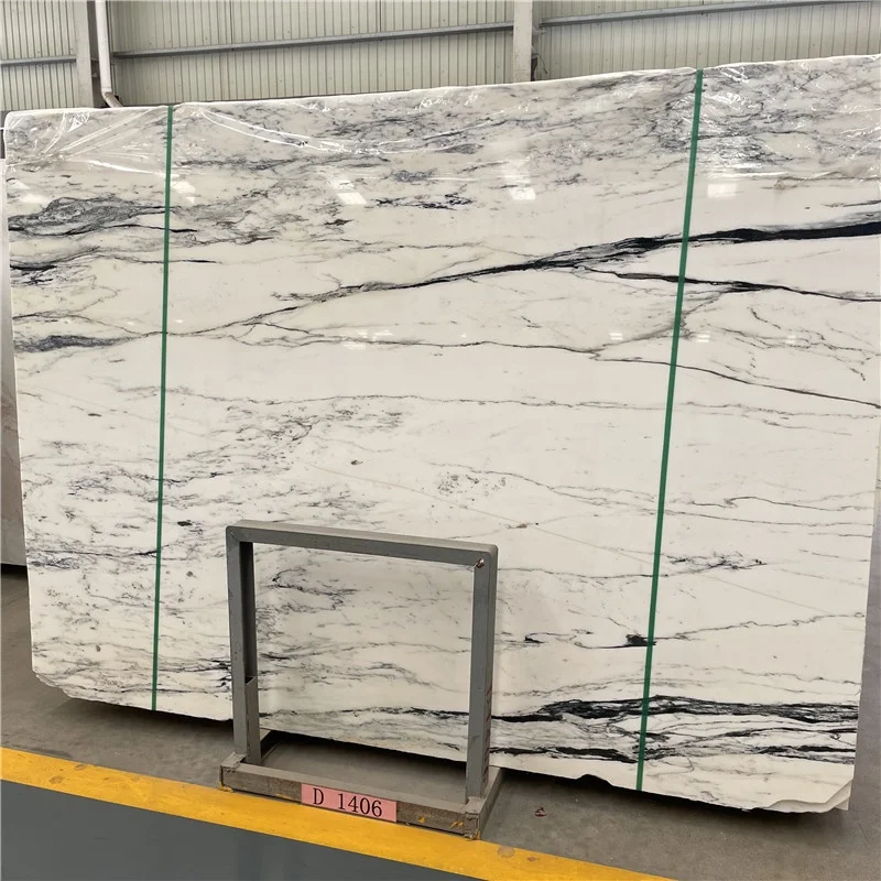 product white black slab marble white marble with black veins slab-3