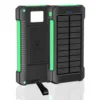 F5 solar powered wireless charging power bank-green