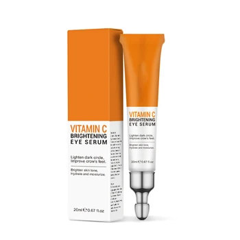 OEM Vitamin C Eye Cream Wholesale Private Label Dark Circles and Moisture Instant Eye Bag Removal