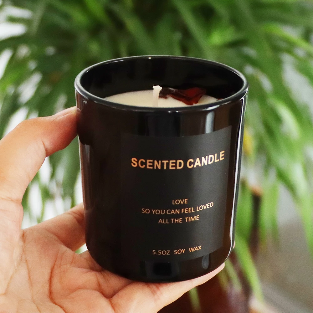 Home Decoration Custom Soy Wax Glass Jar Scented Candle Buy Scented