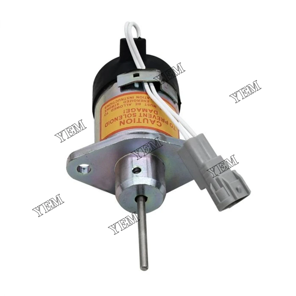 Excavator Accessories PS45CZ250 Fuel Shutoff Stop Solenoid for Kubota Actuator Solenoid D1503 V2203