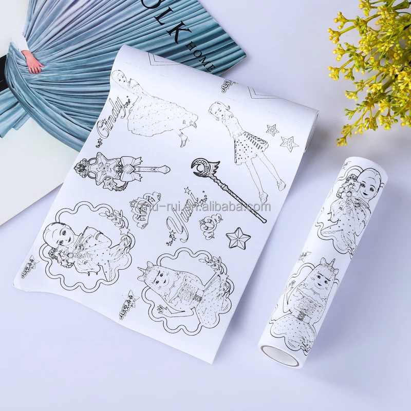 Custom Sketch Book School Stationery 100g Paper Coloring Roll Buy