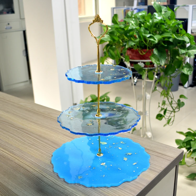 По индивидуальному заказу 3 яруса форма для выпечки тортов DIY десерт круглый Каботажное Судно стенд эпоксидная смола силиконовый лоток