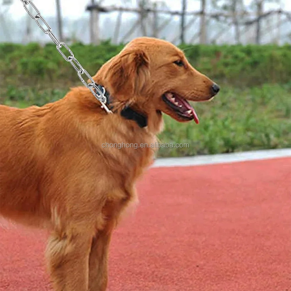 Stainless Steel Safety Chains 50CM (L) X 3MM (T) Long Link Chain Rings Light Duty Coil Chain For Hanging Pulling Towing (3mm*50cm-2 Pack - View #9