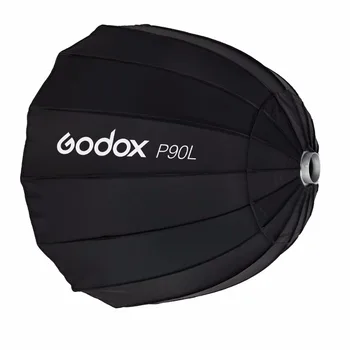 Godox Portable P90L 90CM Deep Parabolic Softbox Bowens Mount Studio Flash Speedlite Reflector Photo Studio Softbox detail image
