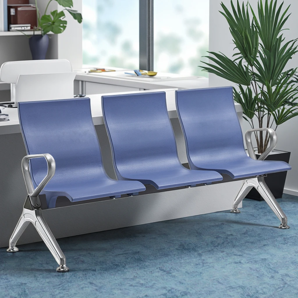 Standard Triple Support Beam Furniture Public Transportation Assembly 5