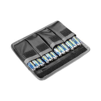 NEEWER DSLR Battery Bag/Holder/Case for AA Battery and Lp-e6/ Lp-e8/ Lp-e10/ Lp-e12/ En-el14/ En-el15/ Fw50/ F550 and More detail image