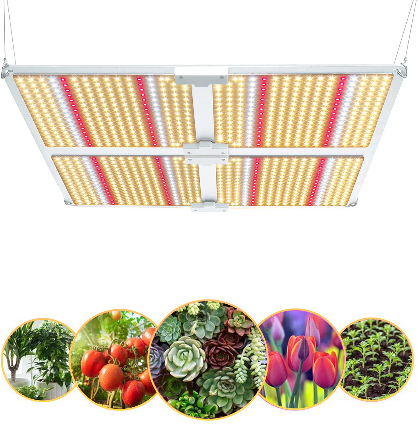 4000W LED Grow Light Hydroponic Plant Veg Flower Full Spectrum Panel Lamp