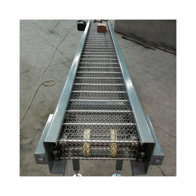 Source Manufacturer Customized SUS316 Wear Proof Reliable Chicken Fish Shrimp Cake Instant Noodles Mesh Belt Conveyor 6