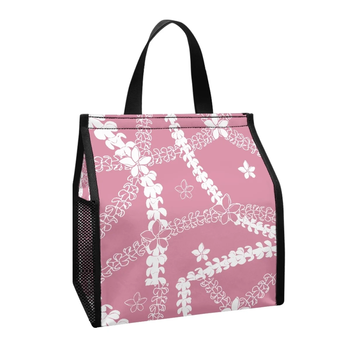 Распродажа сумка-холодильник с принтом модная Пасифика Aloha Hawaii Puakenikeni складная изолированная сумка сетчатой сумкой