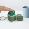 Llavero antiestrés con forma de rana