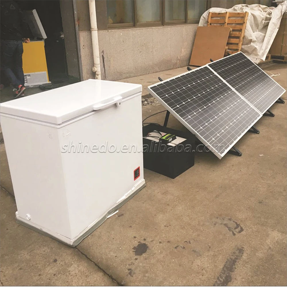 Custom 120l Dc Solar Refrigerator Car Refrigerator Solar Freezer