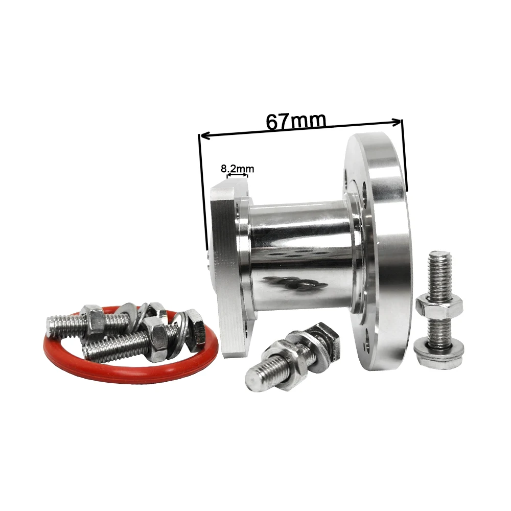 Bộ nối RF 50 ohm IF70 mặt bích 4 lỗ, đồng trục, mặt bích EIA 1-5/8, lắp bảng điều khiển, kích thước 60 mm x 60 mm