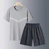 Light Dray[T-shirt] +Dark Gray[short]