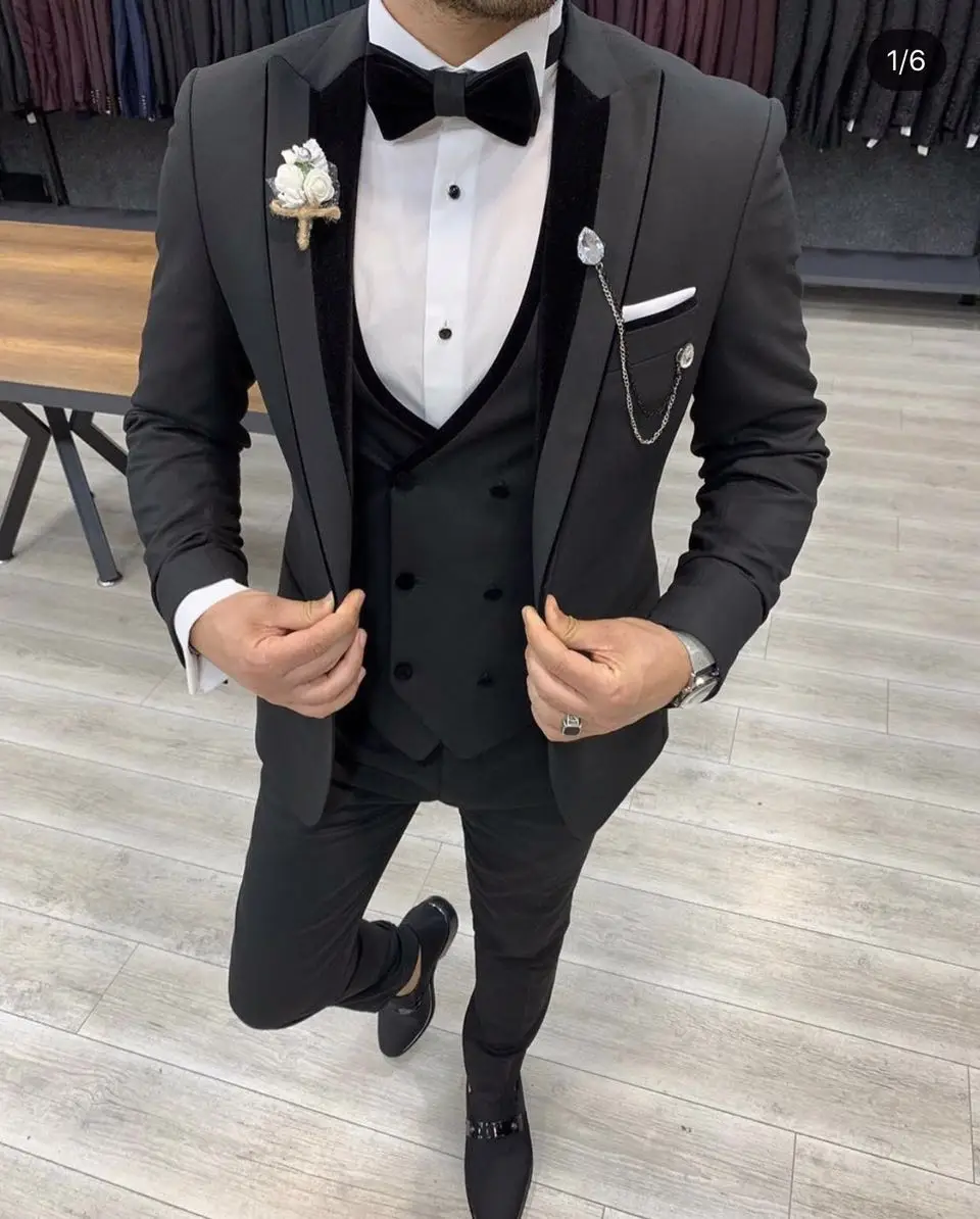 Grey And Black Wedding Suits
