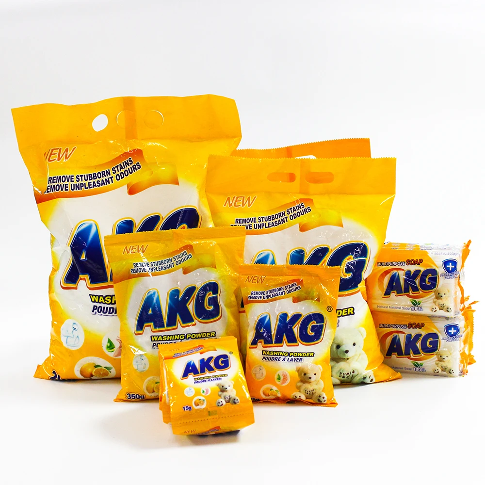 GFJ High Quality Disposable Washing Powder Soap Good for Apparel Quality Stocked Laundry Detergent