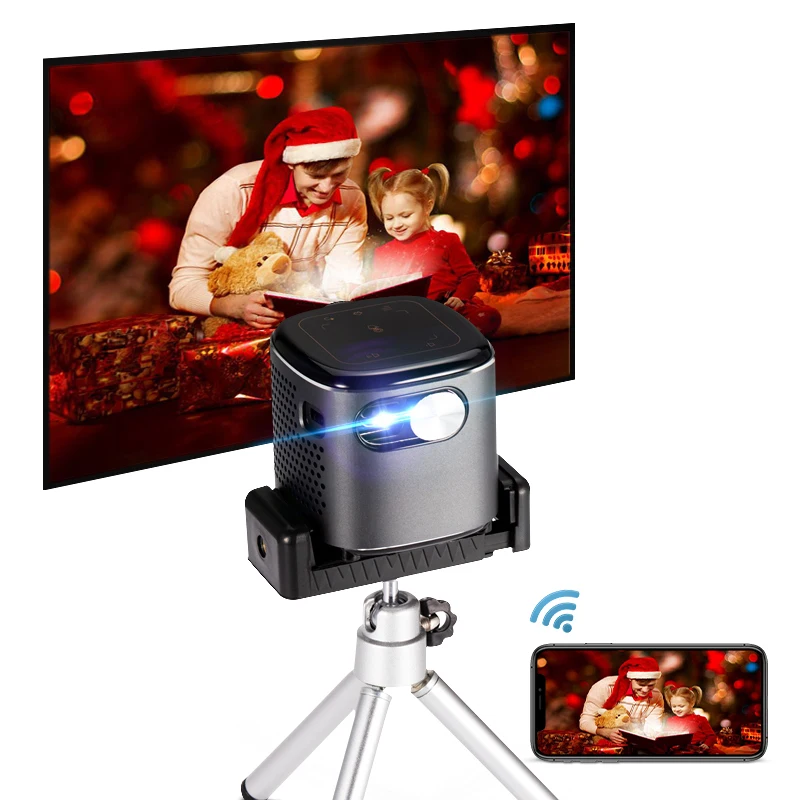 Mini Portable LED DLP Projector - Short Throw, 1080P, Ideal for